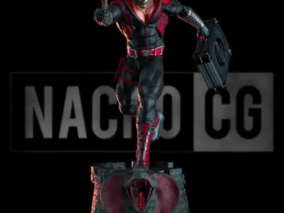Fan Art - Destro from GI Joe - Statue 3D print model