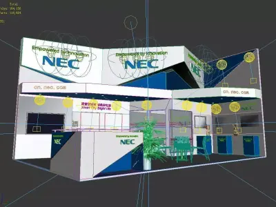 Exhibition - Area - 6X9-3DMAX2009-047 3D model