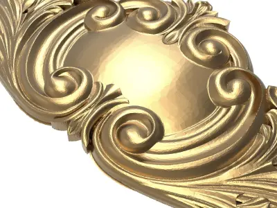 decorative pattern ready for 3D printing 3D model 62