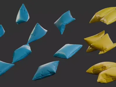 Pillows Pack 1 3D print model