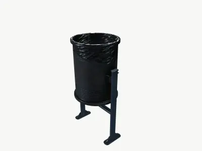Metal Bin 3D model