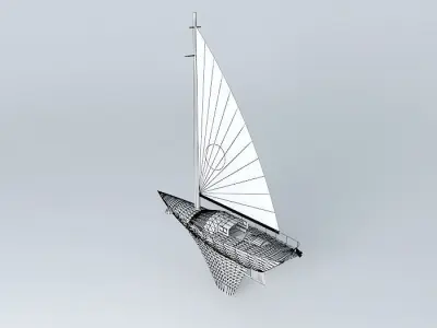 Recreational Boat Free 3D model