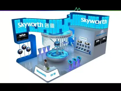 Exhibition - Area -10X6-3DMAX2010-028 3D model