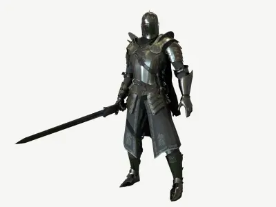 Knight 3D model 4