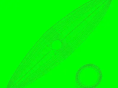 King William Island Kayak Free low-poly 3D model