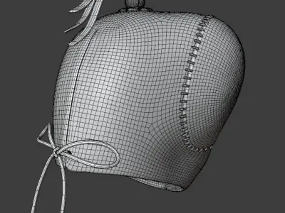 Ostritch and Eagle Bird Mask Low-poly 3D model