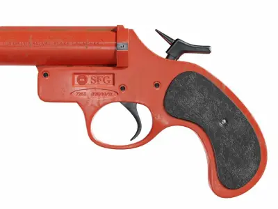 Flare gun 3D model