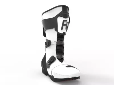 Bike Riders Shoe Low-poly 3D model