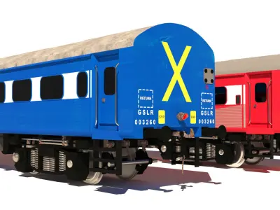 The Wagon x train 3D model
