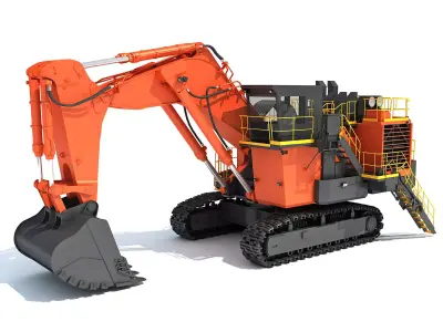  Mining Excavator Shovel 3D model