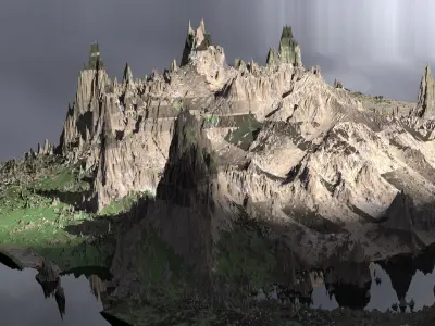 Narnia Mountains 5 3D model