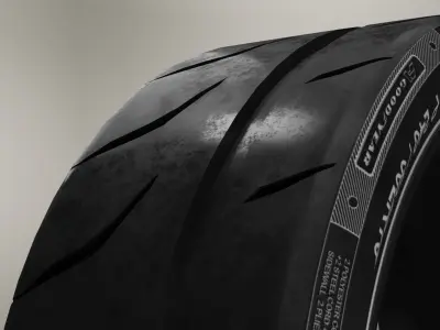 Car Tire  3D model by AetheronWorks