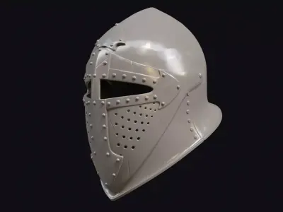 Iron Helmet 4 HP 3D print model