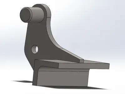 Carrier metal bracket 3D model