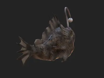 Devil Fish Low-poly 3D model