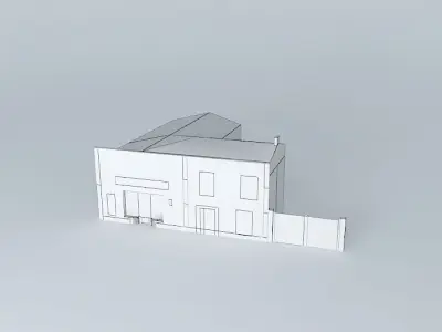 Hostel house Free 3D model
