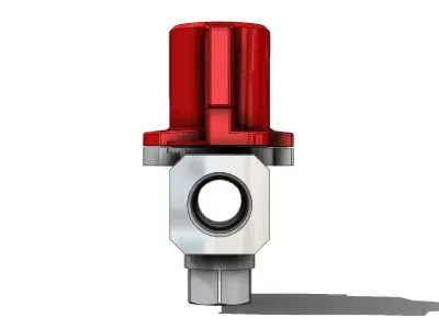 Valvula de Seguranca SMC VHS40 F04B Safety Valve 3D model