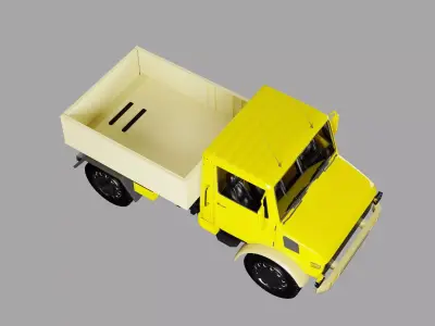 Mercedes-Benz Unimog Low-poly 3D model
