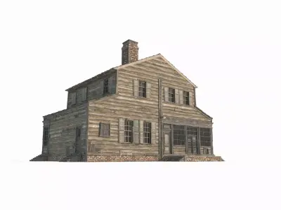 17th-century townhouses and shops 3D model