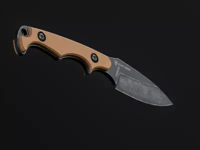 Knife Elite Force EF 714  Low-poly 3D model