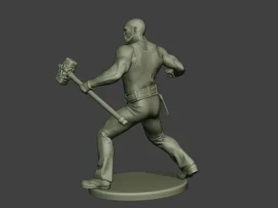 Bill HammerMan BH1 0005 3D print model