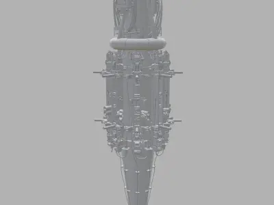 Rotary Bomb Bay Free low-poly 3D model