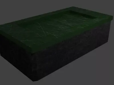 The green box  Free 3D model