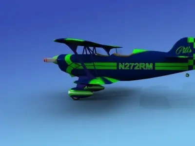 Pitts Special 3D model 8