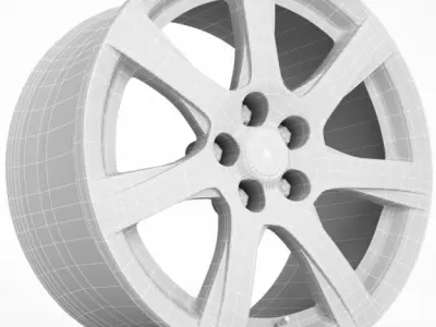 ATS wheel rims 3D model