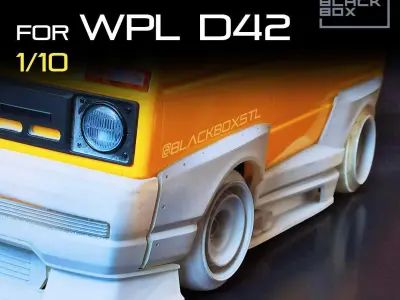 WPL D42 RC BODYKIT by BLACKBOX 1-10th 3D print model