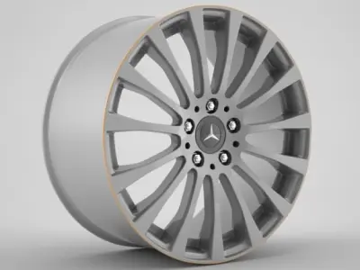 mercedes CLS Rims collection 3D model