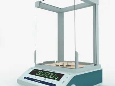 Analytical Balances 3D model