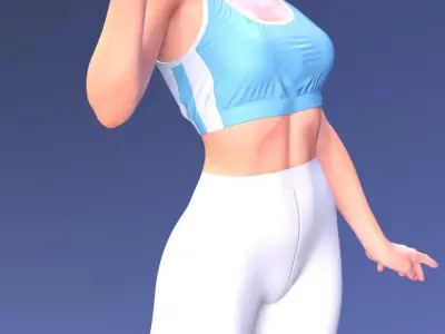  Sonya Blade Elite Training 3D print model