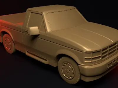 Ford F-150 IX toy 3D print model