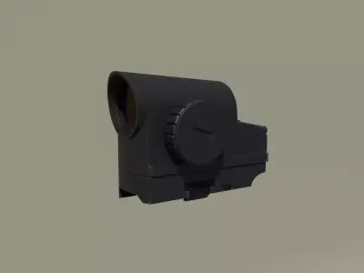 Belomo RS-M Compact Red Dot Sight Low-poly 3D model