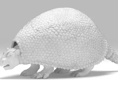 Glyptodon 3D model