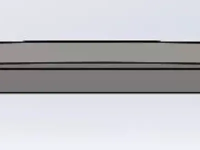 Jaw Crusher Plate 16x24-Solidworks mechanical part-Mining Equip 3D model