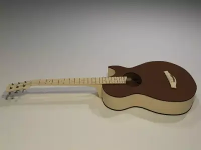 Guitar  Low-poly 3D model