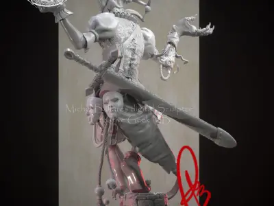 HARLEQUIN OF HORROR BY CREATIVE GEEK MB  3D print model