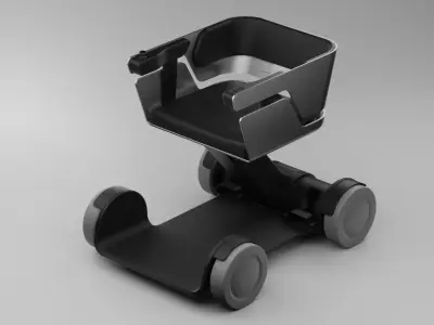 Concept Wheelchair Modelling 3D model