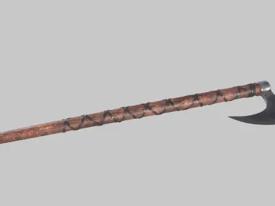 Danish Axe Low-poly 3D model
