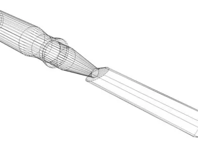 Craftsman Handtools - Chisel 3D model