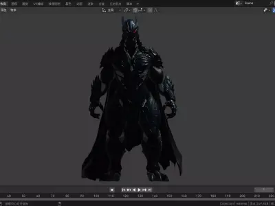 Scary flying Monster 3D model