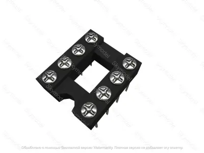  Circuit board repair 1 Sockel 7Pin Low-poly 3D model