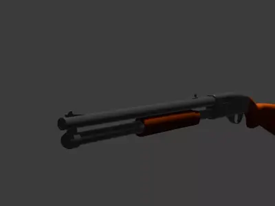 Shotgun Free 3D model purchase