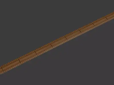 Cun Rule Low-poly 3D model