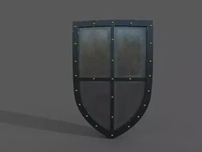 Shield Low-poly 3D model Low-poly 3D model