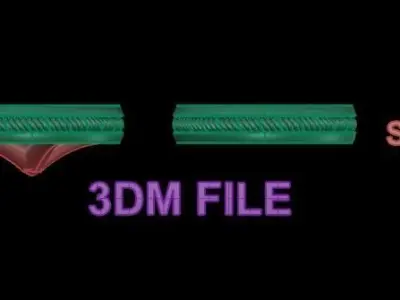 Rope Twist Wedding band Fashion Ring Size6 3D print model