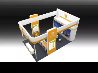 Exhibition - Area - 6X9-3DMAX2011-06 3D model