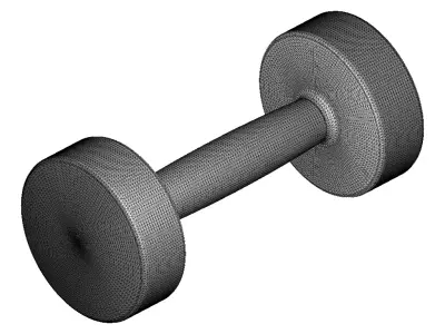 ROUND DUMBBELL PACK 3D print model